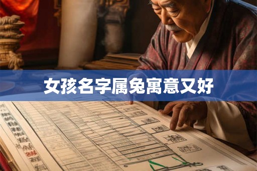 女孩名字属兔寓意又好