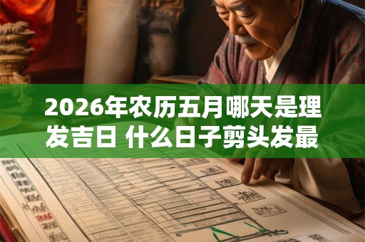 2026年农历五月哪天是理发吉日 什么日子剪头发最吉利 2026年农历五月哪天是理发吉日 什么日子剪头发最吉利