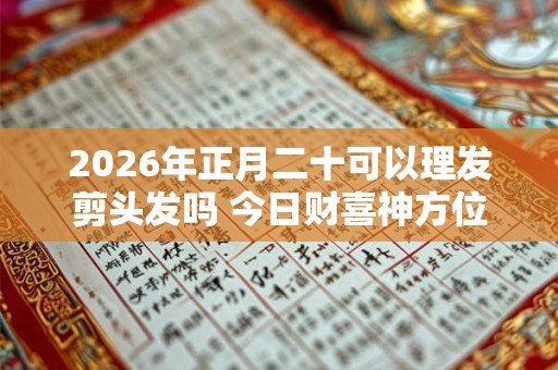 2026年正月二十可以理发剪头发吗 今日财喜神方位