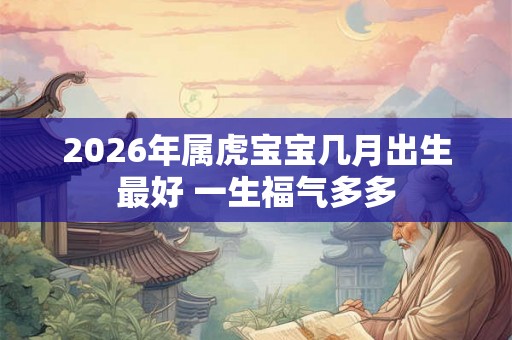 2026年属虎宝宝几月出生最好 一生福气多多