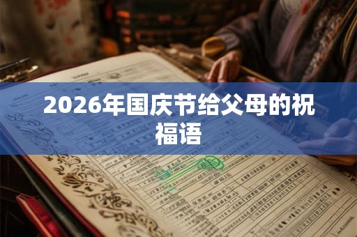 2026年国庆节给父母的祝福语