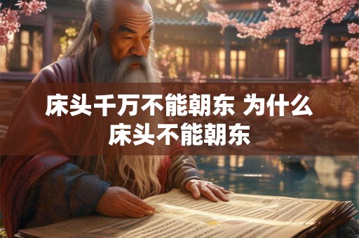 床头千万不能朝东 为什么床头不能朝东 床头千万不能朝东 为什么床头不能朝东