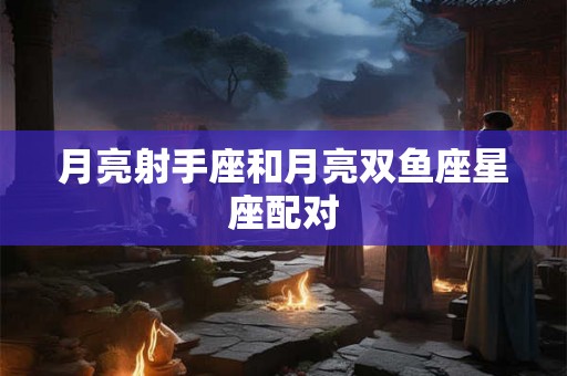 月亮射手座和月亮双鱼座星座配对