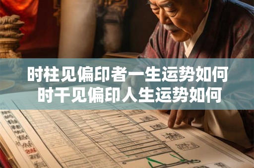 时柱见偏印者一生运势如何 时干见偏印人生运势如何