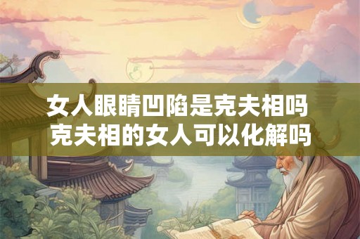 女人眼睛凹陷是克夫相吗 克夫相的女人可以化解吗