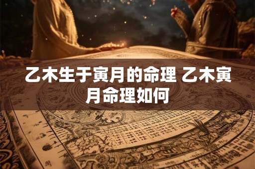 乙木生于寅月的命理 乙木寅月命理如何