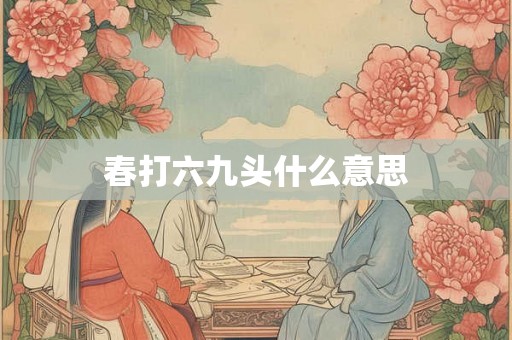 春打六九头什么意思