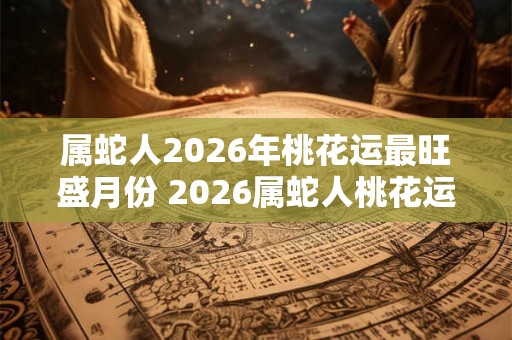 属蛇人2026年桃花运最旺盛月份 2026属蛇人桃花运高峰月份