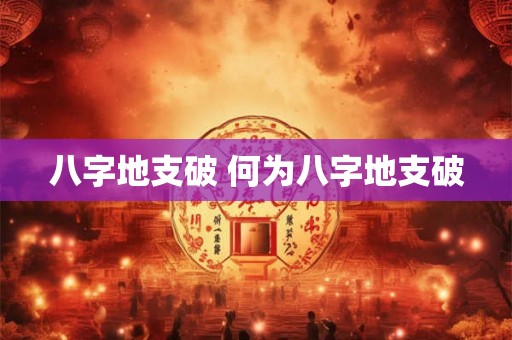 八字地支破 何为八字地支破