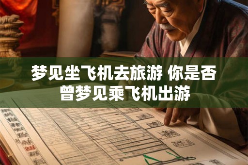 梦见坐飞机去旅游 你是否曾梦见乘飞机出游
