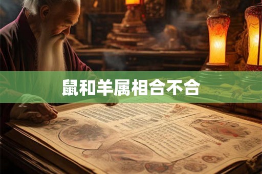 鼠和羊属相合不合