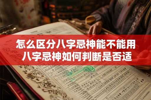 怎么区分八字忌神能不能用 八字忌神如何判断是否适用