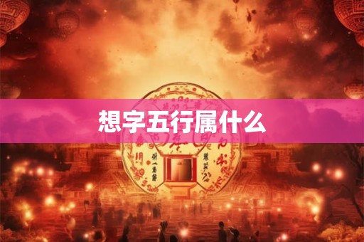 想字五行属什么 想字五行属什么
