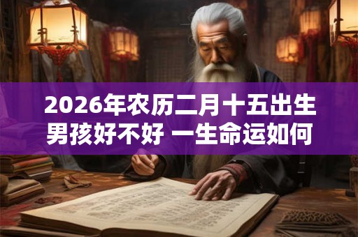 2026年农历二月十五出生男孩好不好 一生命运如何