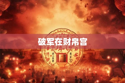 破军在财帛宫