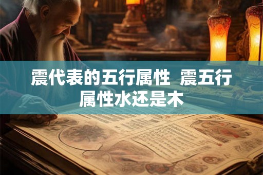 震代表的五行属性  震五行属性水还是木