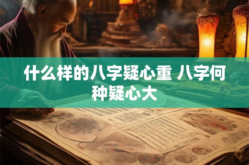 什么样的八字疑心重 八字何种疑心大
