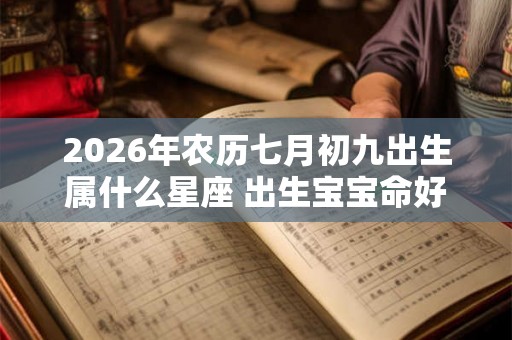 2026年农历七月初九出生属什么星座 出生宝宝命好吗 2026年农历七月初九出生属什么星座 出生宝宝命好吗