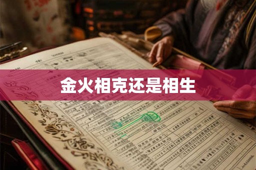 金火相克还是相生