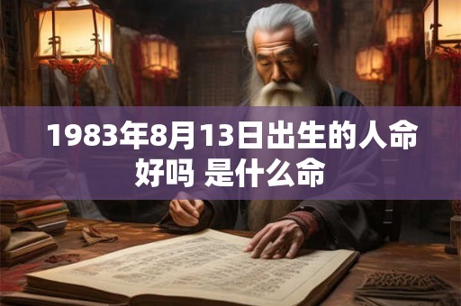 1983年8月13日出生的人命好吗 是什么命 1983年8月13日出生的人命好吗 是什么命