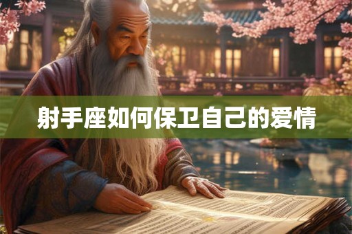 射手座如何保卫自己的爱情