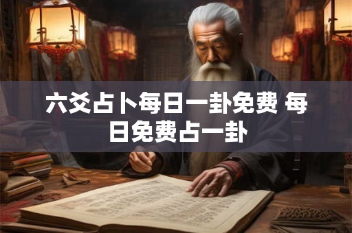 六爻占卜每日一卦免费 每日免费占一卦 六爻占卜每日一卦免费 每日免费占一卦