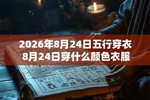 2026年8月24日五行穿衣 8月24日穿什么颜色衣服