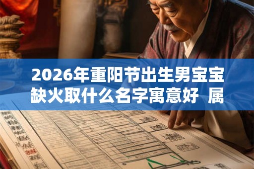 2026年重阳节出生男宝宝缺火取什么名字寓意好 属火宝宝名字推荐 2026年重阳节出生男宝宝缺火取什么名字寓意好 属火宝宝名字推荐