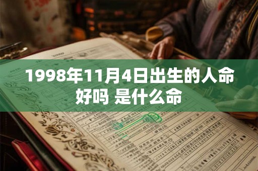 1998年11月4日出生的人命好吗 是什么命