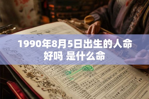 1990年8月5日出生的人命好吗 是什么命