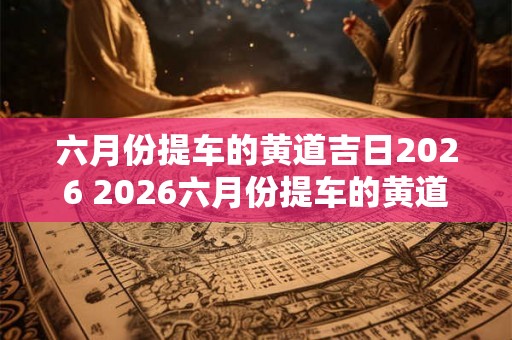 六月份提车的黄道吉日2026 2026六月份提车的黄道吉日是什么