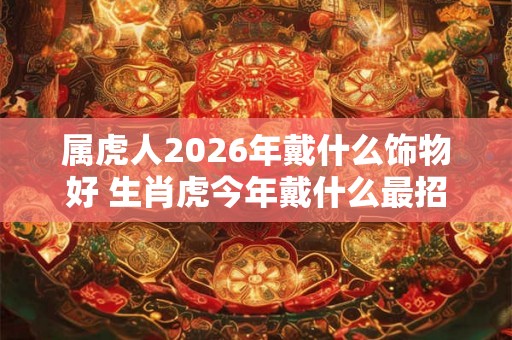 属虎人2026年戴什么饰物好 生肖虎今年戴什么最招财