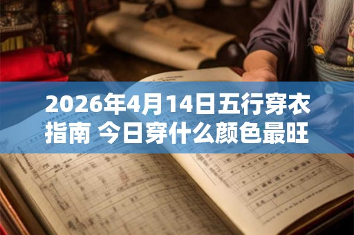 2026年4月14日五行穿衣指南 今日穿什么颜色最旺运