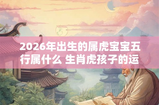 2026年出生的属虎宝宝五行属什么 生肖虎孩子的运势如何