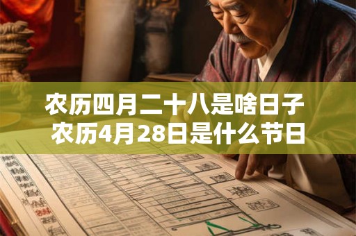农历四月二十八是啥日子 农历4月28日是什么节日 农历四月二十八是啥日子 农历4月28日是什么节日