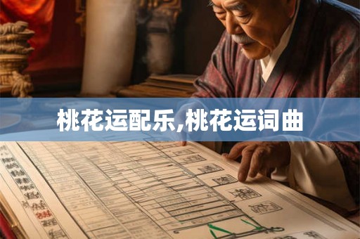 桃花运配乐,桃花运词曲