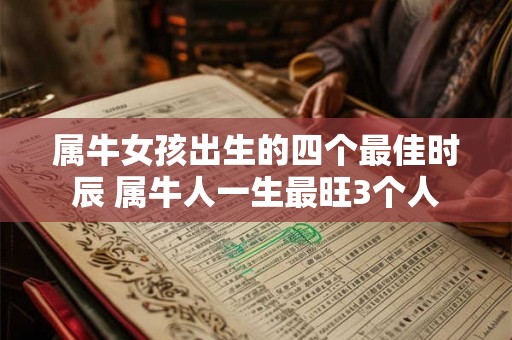属牛女孩出生的四个最佳时辰 属牛人一生最旺3个人