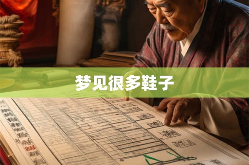 梦见很多鞋子 梦见很多鞋子