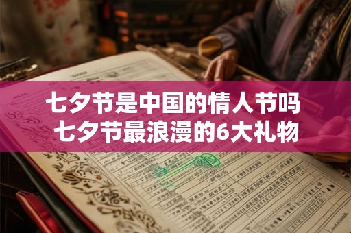 七夕节是中国的情人节吗 七夕节最浪漫的6大礼物