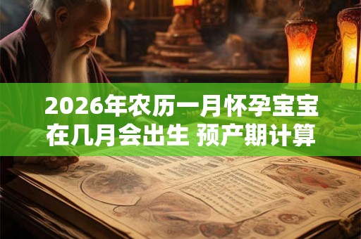 2026年农历一月怀孕宝宝在几月会出生 预产期计算方式介绍