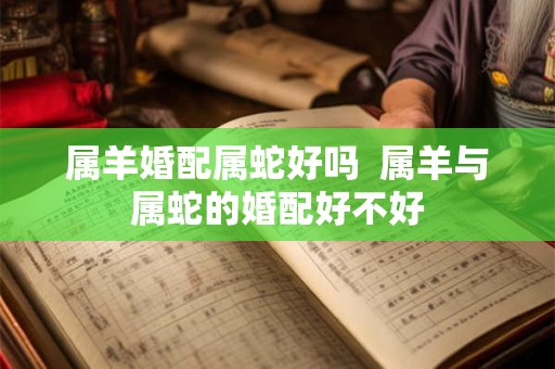 属羊婚配属蛇好吗  属羊与属蛇的婚配好不好