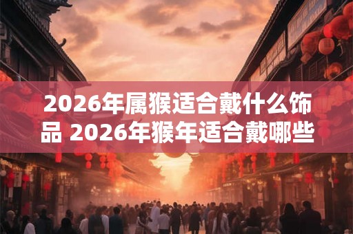 2026年属猴适合戴什么饰品 2026年猴年适合戴哪些饰品 2026年属猴适合戴什么饰品 2026年猴年适合戴哪些饰品