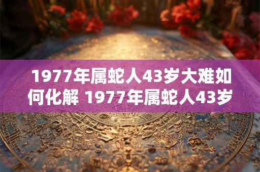 1977年属蛇人43岁大难如何化解 1977年属蛇人43岁综合运势