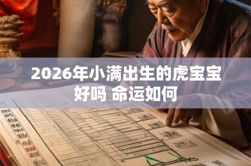 2026年小满出生的虎宝宝好吗 命运如何 2026年小满出生的虎宝宝好吗 命运如何