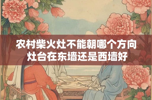 农村柴火灶不能朝哪个方向 灶台在东墙还是西墙好