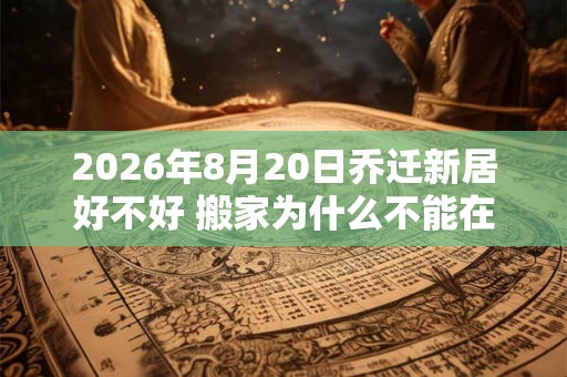 2026年8月20日乔迁新居好不好 搬家为什么不能在晚上