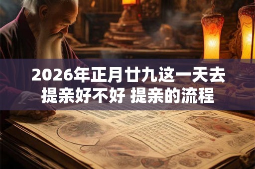 2026年正月廿九这一天去提亲好不好 提亲的流程
