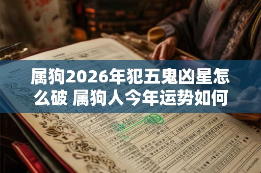 属狗2026年犯五鬼凶星怎么破 属狗人今年运势如何