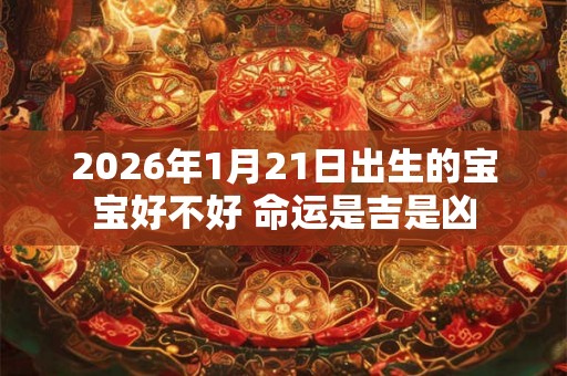 2026年1月21日出生的宝宝好不好 命运是吉是凶