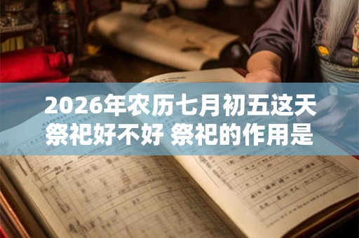 2026年农历七月初五这天祭祀好不好 祭祀的作用是什么